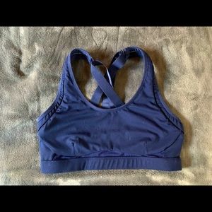 Fabletics Navy Sports Bra Size Large